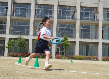 リレーの練習はじめました